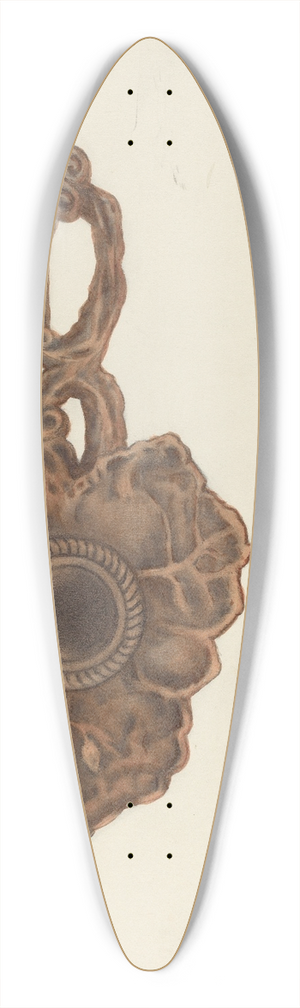 Florence Stevenson - Candle Socket 39.3 inch art pintail longboard deck