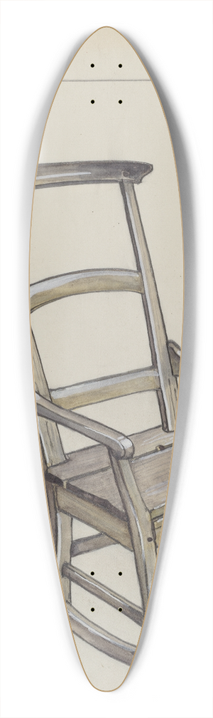 Florence Truelson - Rocking Chair 39.3 inch art pintail longboard deck