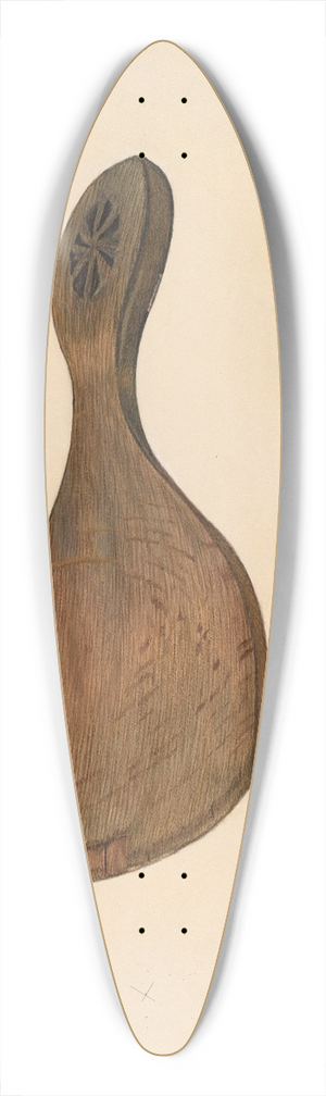 Florian Rokita - Butter Paddle 39.3 inch art pintail longboard deck