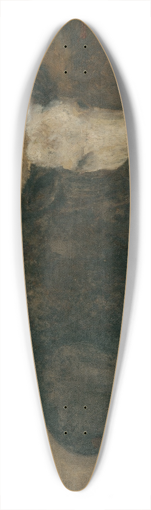 Floris Verster - Cow lying in a cowshed 39.3 inch art pintail longboard deck