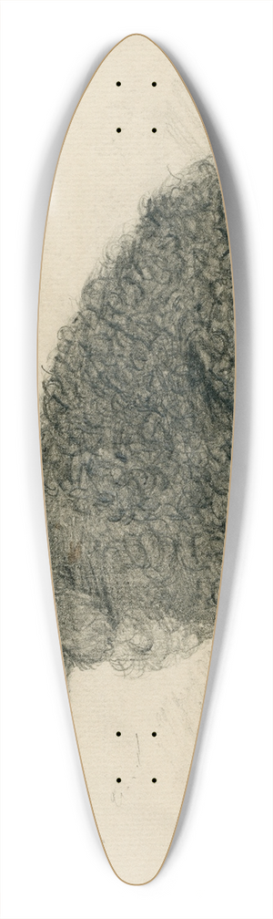 Floris Verster - Sitting dog 39.3 inch art pintail longboard deck