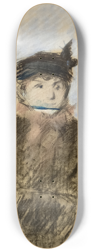 Jean-Louis Forain - Female Figure 8.25 inch art skate deck
