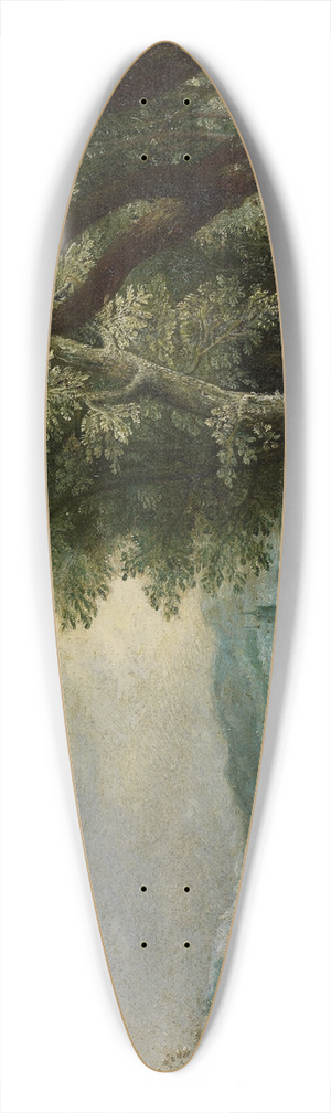 Follower of Jan Brueghel the Elder - Imaginary Landscape 39.3 inch art pintail longboard deck