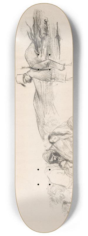 Jean-Louis Forain - In Greece 8.25 inch art skate deck