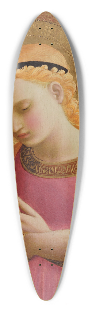 Fra Angelico - Virgin Annunciate 39.3 inch art pintail longboard deck