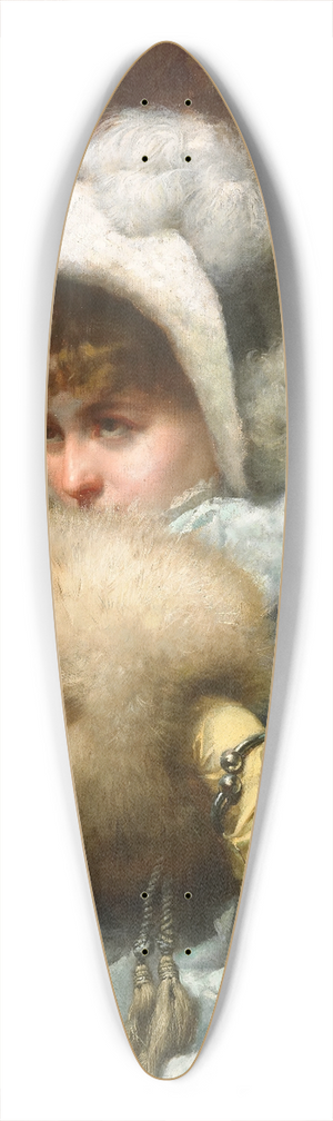 Francesc Masriera - Winter 39.3 inch art pintail longboard deck