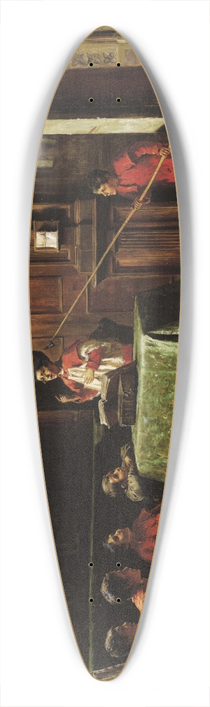 Francesco Bergamini - The Altar Boys 39.3 inch art pintail longboard deck