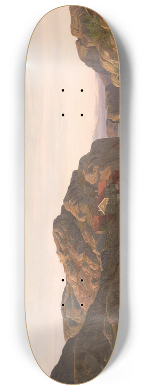Amaldus Nielsen - Morning in Ny-Hellesund 8.25 inch art skate deck