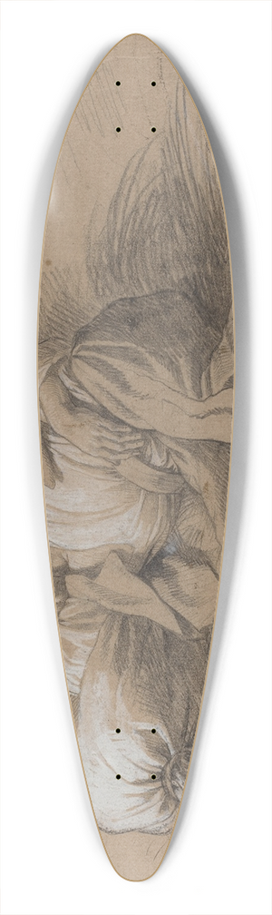 Francesco Londonio - Sleeping Peasant 39.3 inch art pintail longboard deck