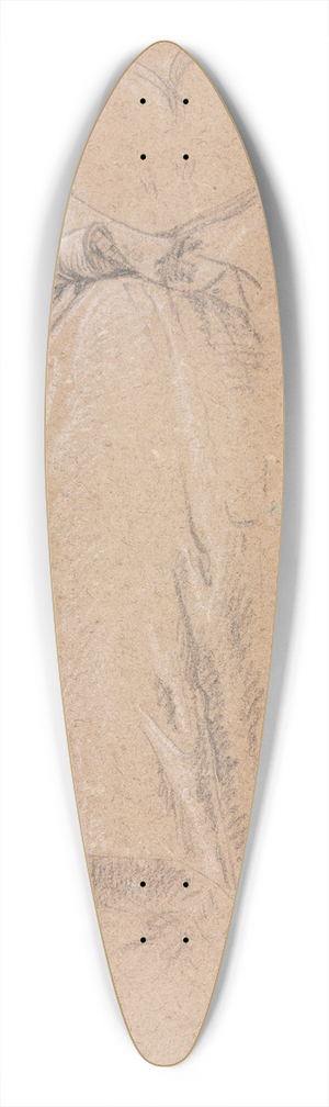 Francesco Lorenzi - Drapery study with elbow 39.3 inch art pintail longboard deck