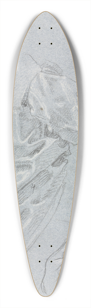 Francesco Lorenzi - Drapery study with left hand 39.3 inch art pintail longboard deck