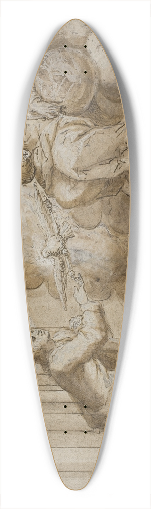 Francesco Maffei - Den ubesmittede undfangelse 39.3 inch art pintail longboard deck