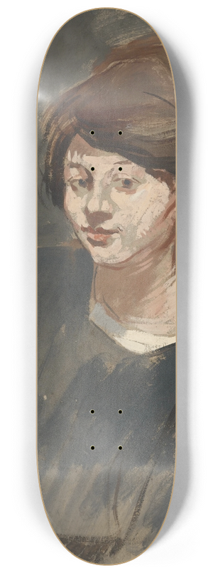 Jean-Louis Forain - Portrait of a Woman 8.25 inch art skate deck