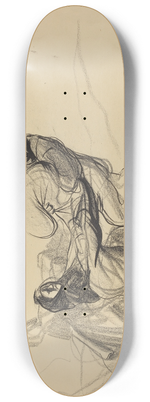 Jean-Louis Forain - Quand le boche se retire 8.25 inch art skate deck