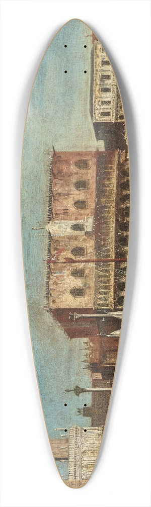 Francesco Tironi - San Marco Basin, Venice 39.3 inch art pintail longboard deck