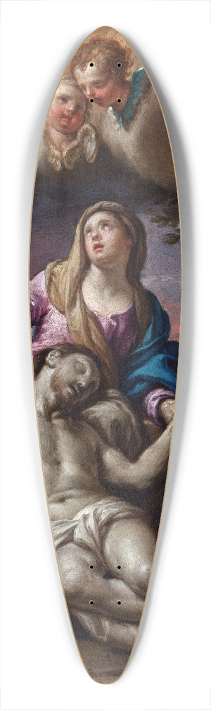Francesco Trevisani - Piet 39.3 inch art pintail longboard deck