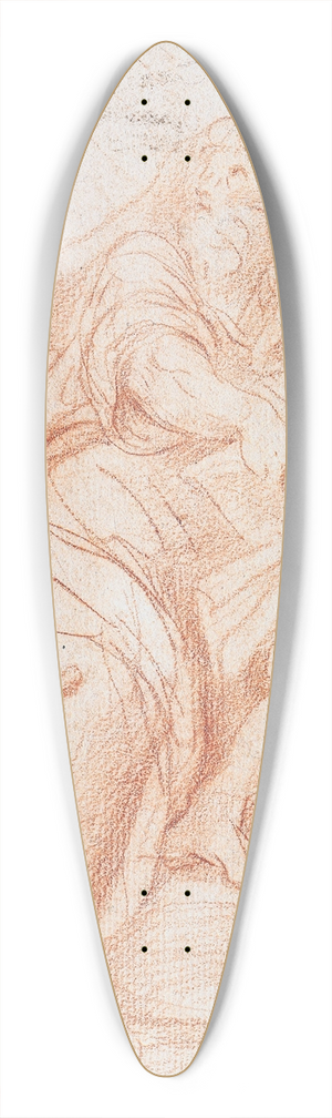 Francesco Trevisani - The Prophet Baruch 39.3 inch art pintail longboard deck