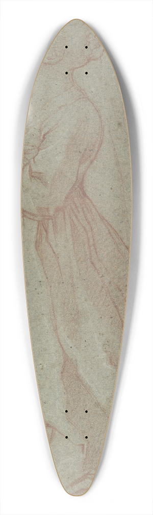 Francesco Vanni - Kniendes Mdchen mit verschrnkten Armen 39.3 inch art pintail longboard deck