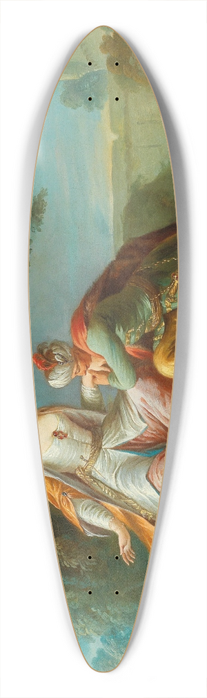 Francesco Zugno - The Amorous Sultan 39.3 inch art pintail longboard deck
