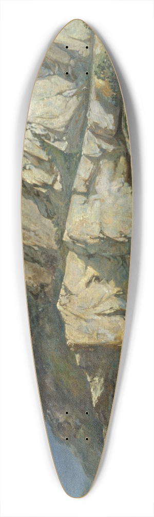 Francesc Torrescassana - Landscape 39.3 inch art pintail longboard deck