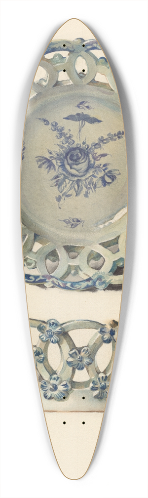 Frances Lichten - Fruit Basket 39.3 inch art pintail longboard deck