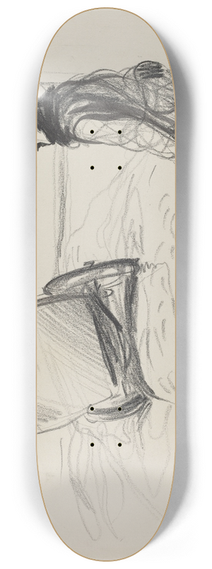 Jean-Louis Forain - Sur la ligne de feu 8.25 inch art skate deck