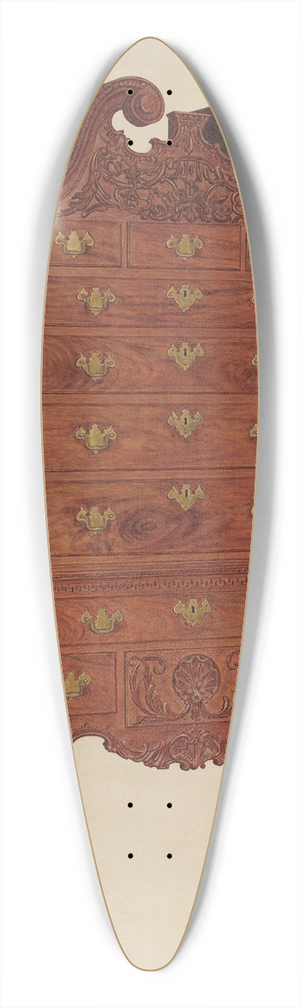 Francis Borelli - Highboy 39.3 inch art pintail longboard deck