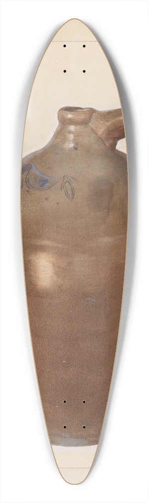 Francis Borelli - Jug 39.3 inch art pintail longboard deck