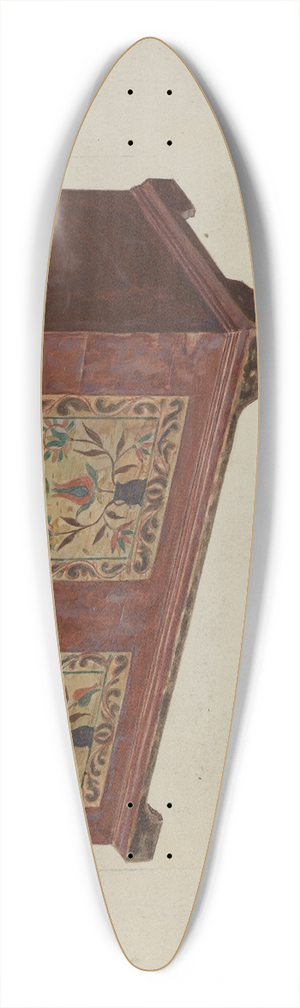 Francis Borelli - Pa. German Dower Chest 39.3 inch art pintail longboard deck