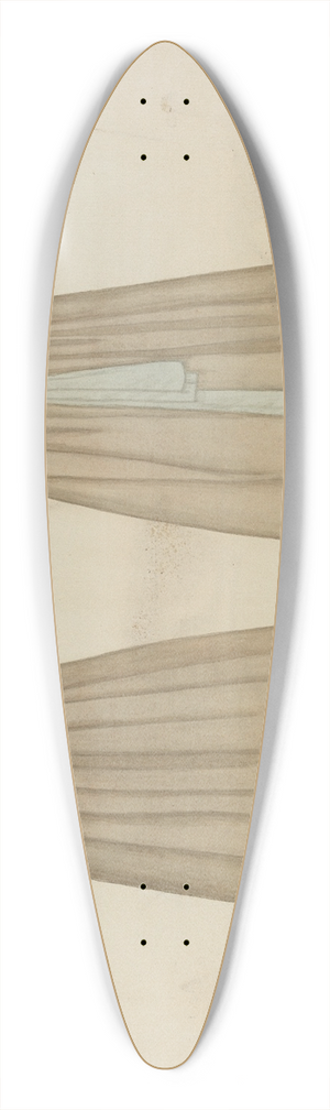 Francis Bruner - Shaker Cape 39.3 inch art pintail longboard deck