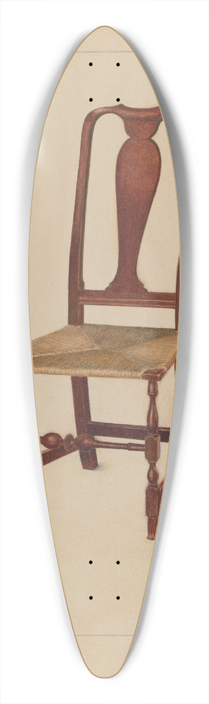 Francisco Alvarez - Side Chair (one of a pair) 39.3 inch art pintail longboard deck