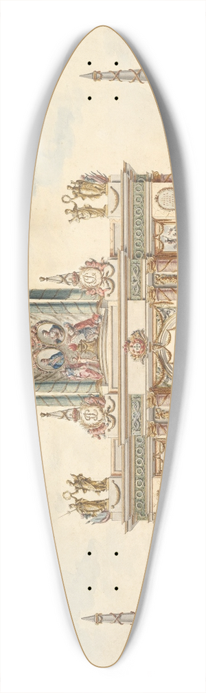 Francisco Antonio de Sousa - Triumphal Arch, April 1814 39.3 inch art pintail longboard deck