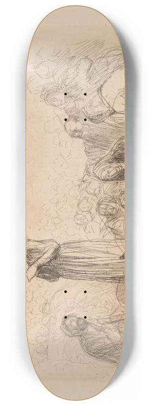 Jean-Louis Forain - The Miracle at Lourdes 8.25 inch art skate deck