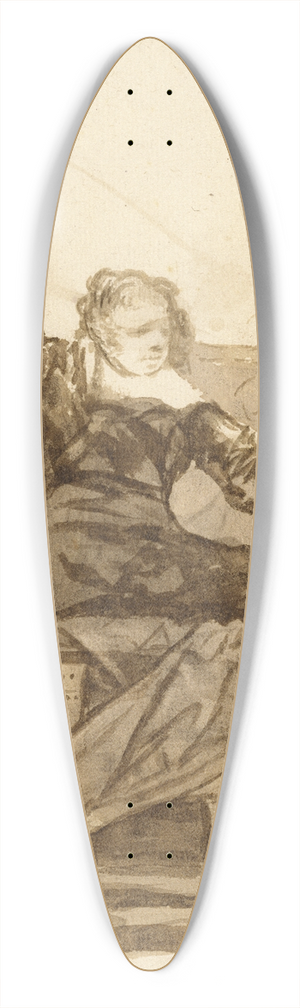 Francisco de Goya - Pygmalion and Galatea 39.3 inch art pintail longboard deck