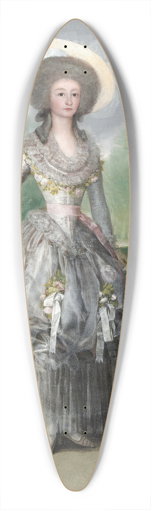 Francisco de Goya - The Marquesa de Pontejos 39.3 inch art pintail longboard deck