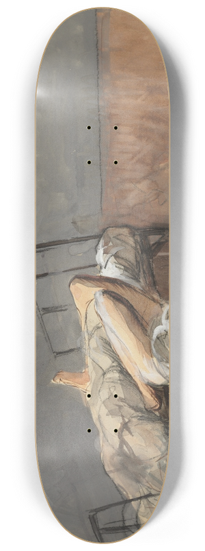 Jean-Louis Forain - The Suicide 8.25 inch art skate deck