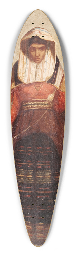 Francisco Laso - The Spinner 39.3 inch art pintail longboard deck