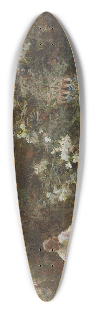 Francisco Pradilla - Feeding the hungry 39.3 inch art pintail longboard deck