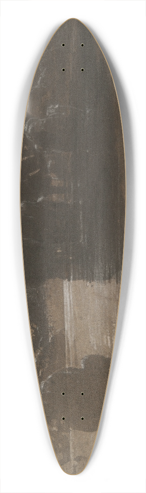 Francis Danby - A Dark, RockyLake 39.3 inch art pintail longboard deck