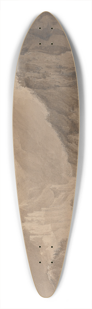 Francis Danby - A Lake in Norway 39.3 inch art pintail longboard deck