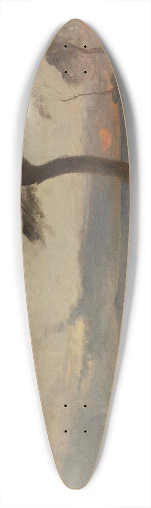 Francis Danby - Hampstead Heath, Sunset 39.3 inch art pintail longboard deck