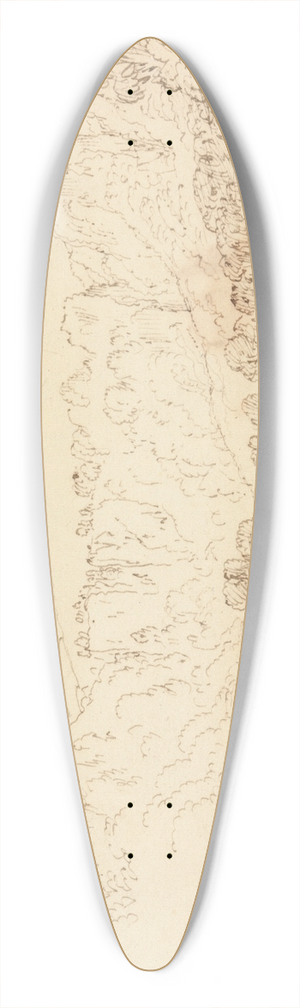 Francis Danby - Hope near Bergen 39.3 inch art pintail longboard deck