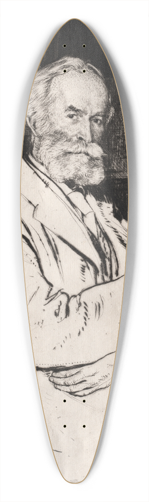 Francis Dodd - Charles Paley Scott 39.3 inch art pintail longboard deck