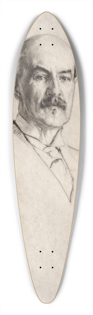 Francis Dodd - Professor Oliver Elton 39.3 inch art pintail longboard deck