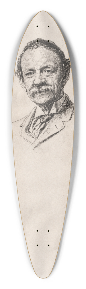 Francis Dodd - Sir Joseph John Thomson 39.3 inch art pintail longboard deck