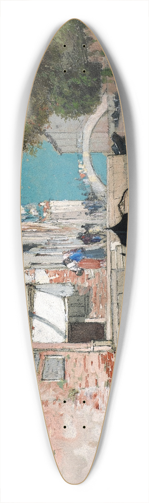 Francis Hopkinson Smith - Venice 39.3 inch art pintail longboard deck