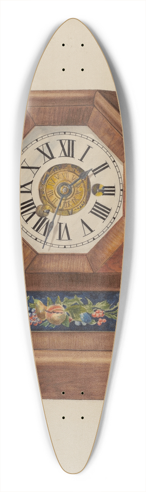 Francis Law Durand - Alarm Clock (Timepiece) 39.3 inch art pintail longboard deck