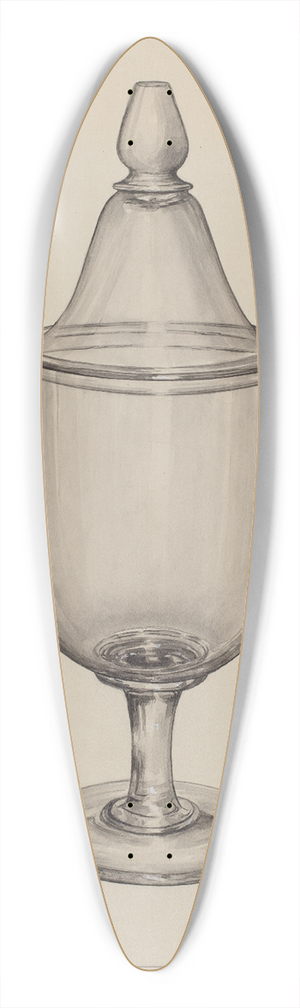 Francis Law Durand - Candy Container 39.3 inch art pintail longboard deck