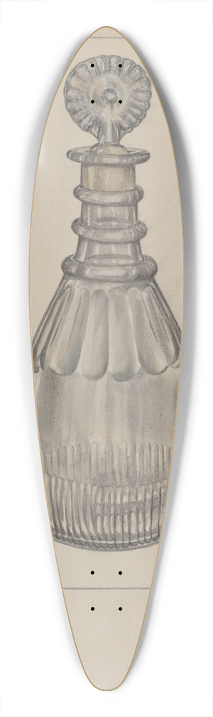 Francis Law Durand - Decanter 39.3 inch art pintail longboard deck