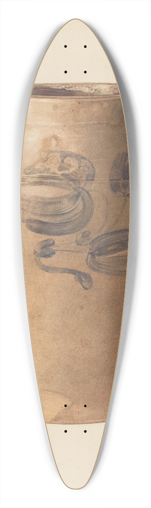 Francis Law Durand - Pickle Jar 39.3 inch art pintail longboard deck